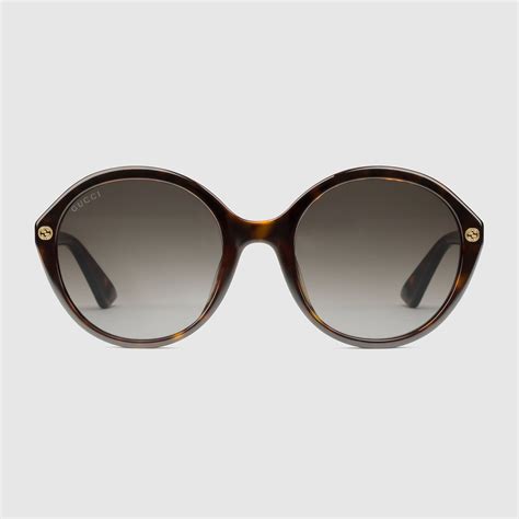 round frame acetate sunglasses gucci women s sunglasses 461673j07402670