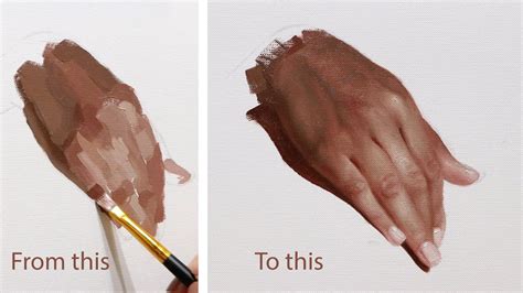 How To Paint A Hand Youtube