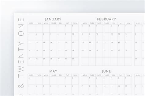 We Describe The Overall Calendar Style As Clean Simple Yet Functional