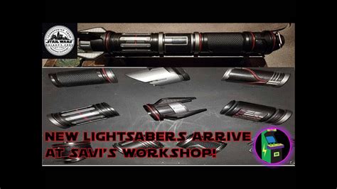 New Power And Control Lightsabers Arrive At Savis Workshop At Disneyland Youtube