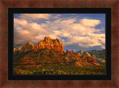 Sedona Arizona Sunset Red Rock Formation Fine Art Print Photos By