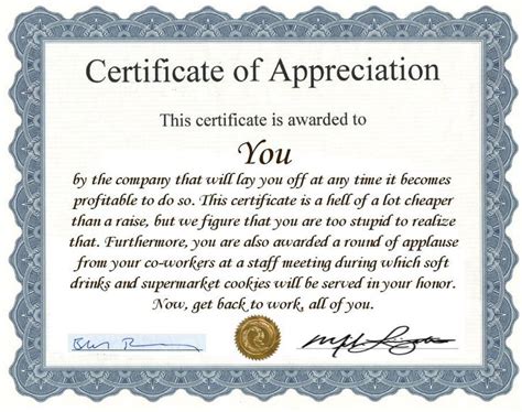 Certificate Of Appreciation For Employees Printable With Regard To Free E In Certificate