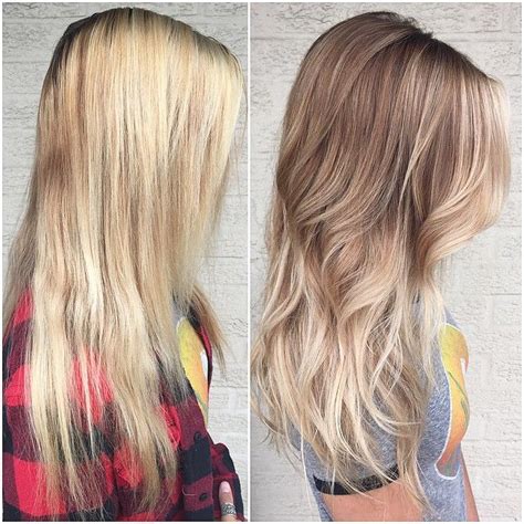 Как отрастить волосы после окрашивания блонд с плавным переходом 82 фото