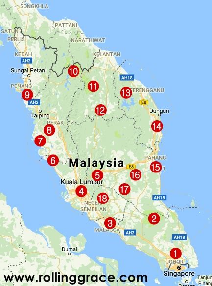 Travel Itinerary The Ultimate Malaysian Road Trip Rolling Grace