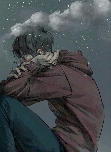 Aesthetic Anime Pfp Boy Smoking Images