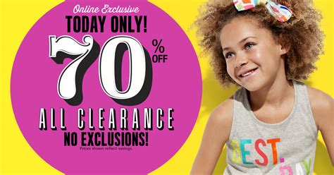 The Childrens Place Canada Flash Sale Today Only Save 70 Off All