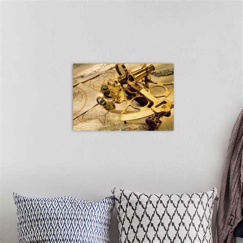 sextant on top of world maps wall art canvas prints framed prints wall peels great big canvas