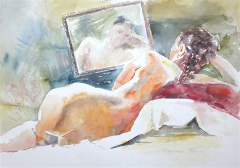 More Watercolor Nudes On Behance