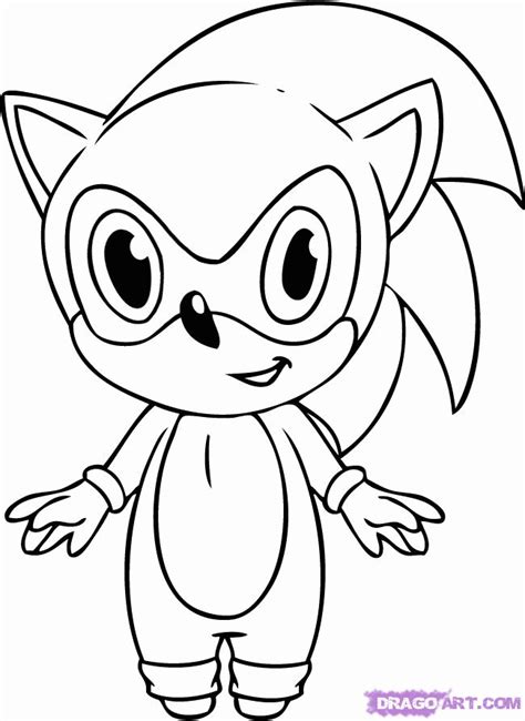 Sonic Cartoon Characters Coloring Home