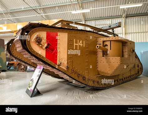 Heavy Mark V Tank At Tank Museum In Bovington Uk Stock Photo Alamy