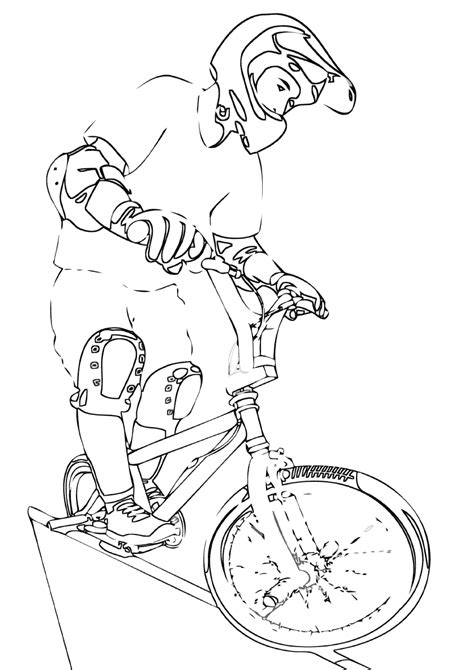 Print this bmx cycling race coloring page out or color in online with our new coloring machine. Bmx Pages To Print Coloring Pages