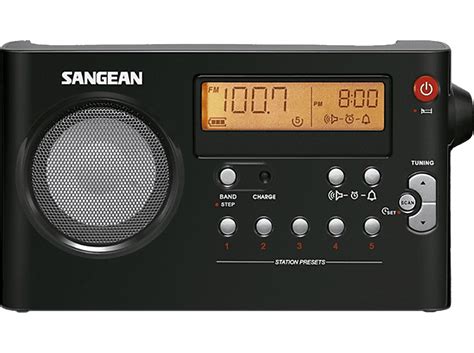 Radio Portátil Sangean Package Pr D7 Fmam Digital Despertador Negro