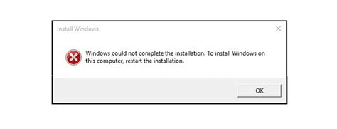 Windows Could Not Complete The Installation To Install Windows On