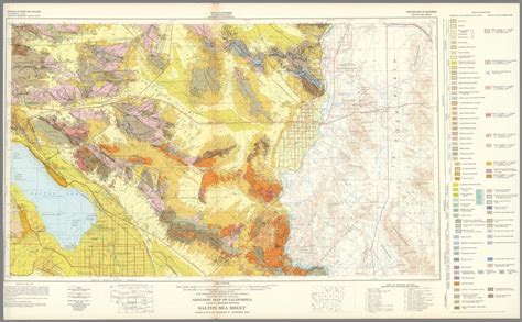 Geologic Map Of California Salton Sea Sheet David Rumsey Historical