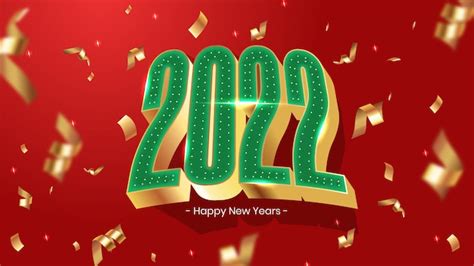 Premium Vector 2022 New Year Celebration Banner