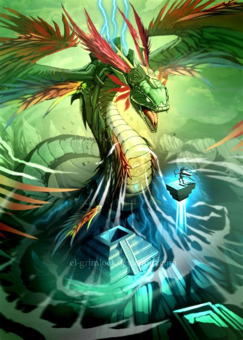 The Feathered Serpent Quetzalcoatl Was The Patron Of Aztec Priests Who