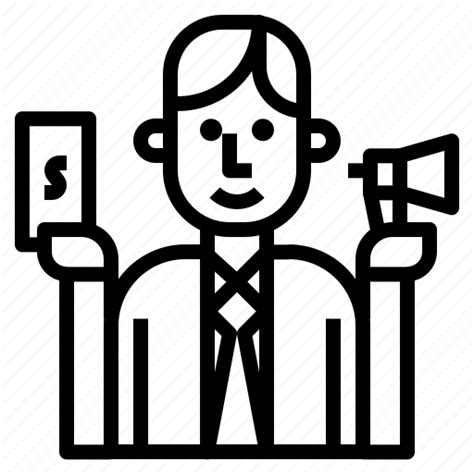 Avatar Business Salesman Icon