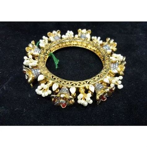 Golden Party Wear Designer Bangle Packaging Type Box At Rs 4800piece In Delhi