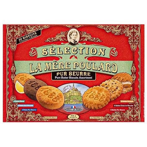 La Mere Poulard Assorted French Butter Cookies 132 Oz 375 G