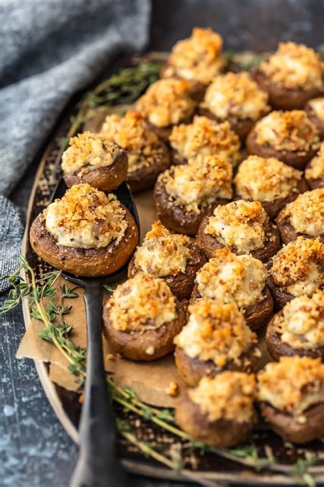 Sausage Stuffed Mushrooms Are Cheesy Savory And So Delicious This