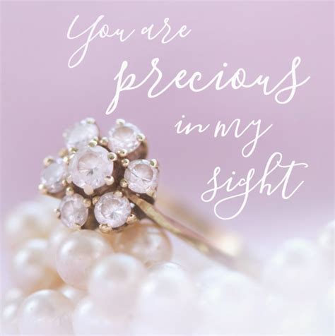 You Are Precious In My Sight Bible Verse Quote Photo Print