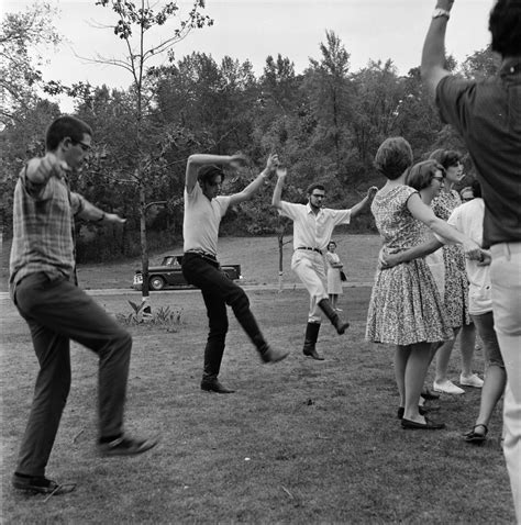 Folk Dancing At Island Park September 1967 Ann Arbor District Library