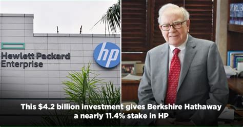 Warren Buffetts Berkshire Hathaway Takes 42 Billion Stake In It Giant Hp
