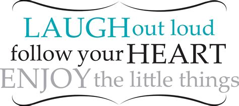 Laugh Out Loud Wall Quote Wall Sticker Set