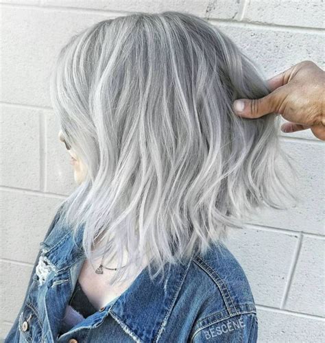 60 Shades Of Grey Silver And White Highlights For Eternal Youth Pelo