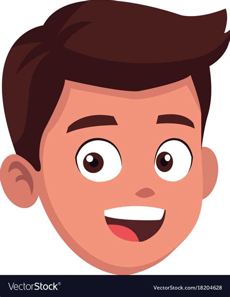 Want to discover art related to cartoon_boy? Boy face cartoon Royalty Free Vector Image - VectorStock