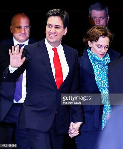 Labour Party Leader Ed Miliband Arrives With Wife Justine Thornton At News Photo Getty Images