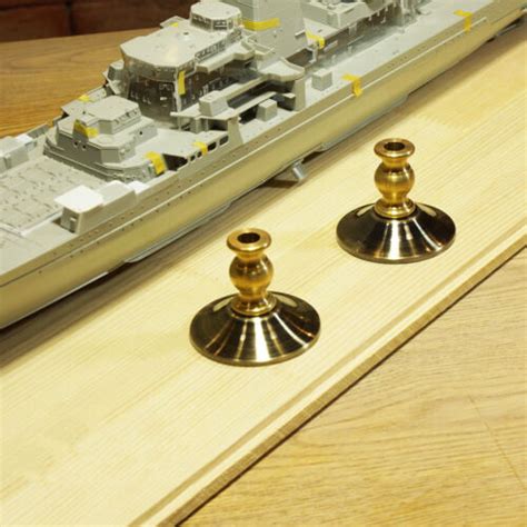 1 200350 Model Ship Display Pedestals 7346mm Brass Ebay