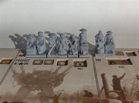 16pcs Scythe Workers Invaders 2 Factions Stl File Download Etsy