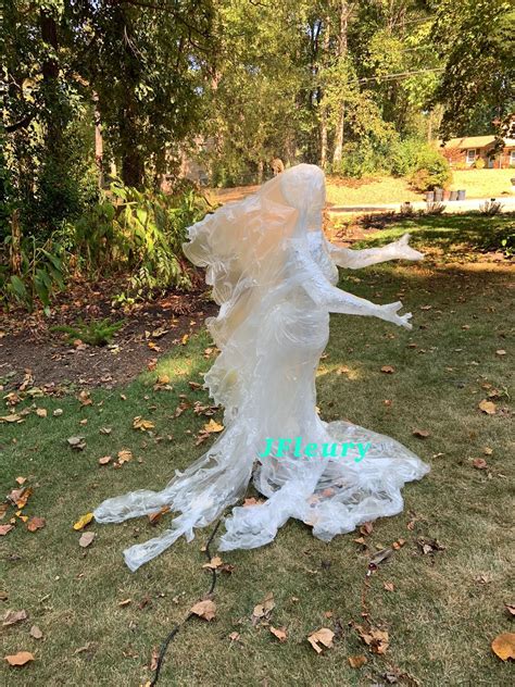 Packing Tape Ghost By J Fleury Halloween Outside Halloween Yard