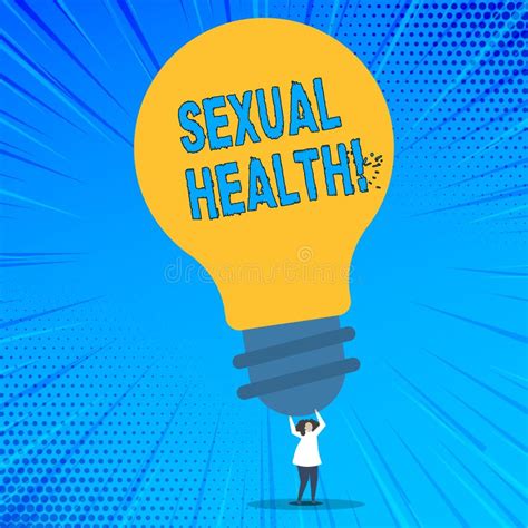 Word Writing Text Sexual Health Business Concept For Std Prevention