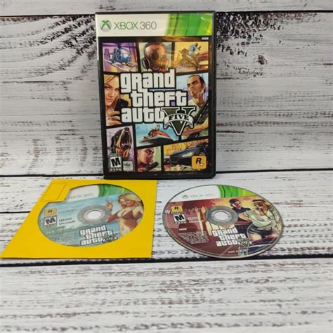 Grand Theft Auto V Gta 5 Microsoft Xbox 360 2 Discs Tested 1425