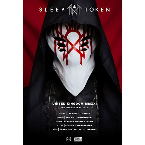 Poster Sleep Token The Isolation Rituals Shopee Brasil