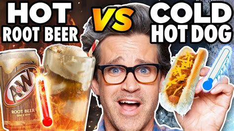 Hot Cold Food Vs Cold Hot Food Taste Test Youtube