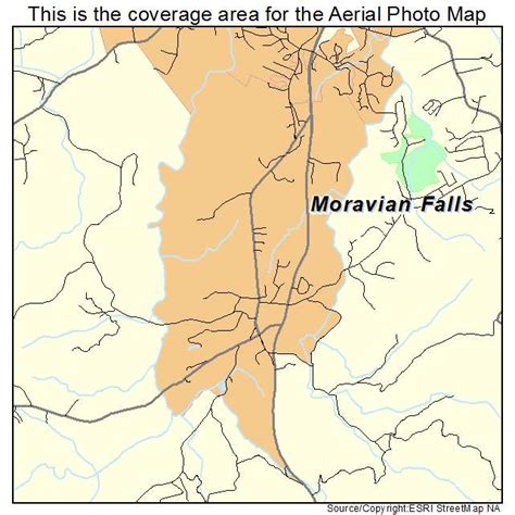 Aerial Photography Map Of Moravian Falls Nc North Carolina