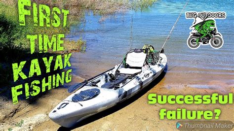 First Time Trying Kayak Fishing A Successful Failure Youtube