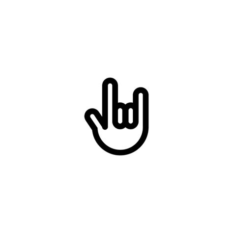Rock Hand Icon 188952 Free Icons Library