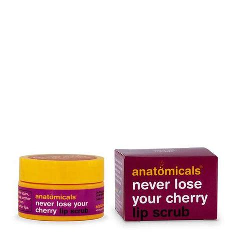 Anatomicals Never Lose Your Cherry Lip Scrub Cosmetify