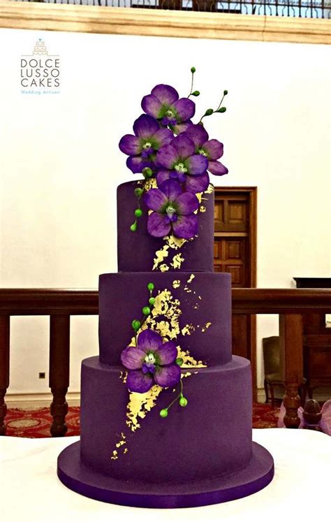 Cakes Dolce Lusso Cakes Purple Cakes Purple Wedding Cakes Purple