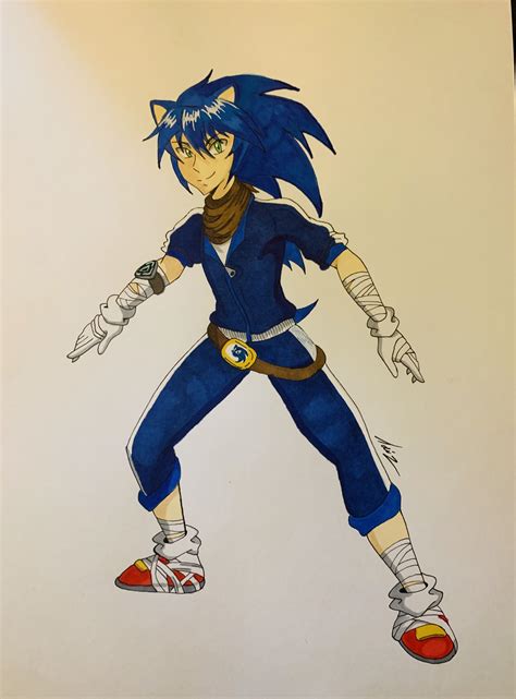 Sonic The Hedgehog From Sonic Boom Human Version Bytaiz Sonic And