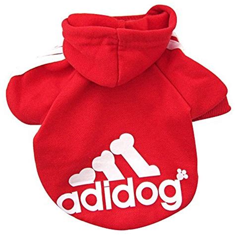Fleece Dog Hoodiesrdc Pet Apparel Adidog Basic Hoodie Sweater Cotton