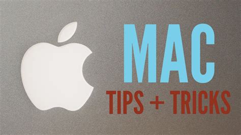 Essential Mac Tips Youtube