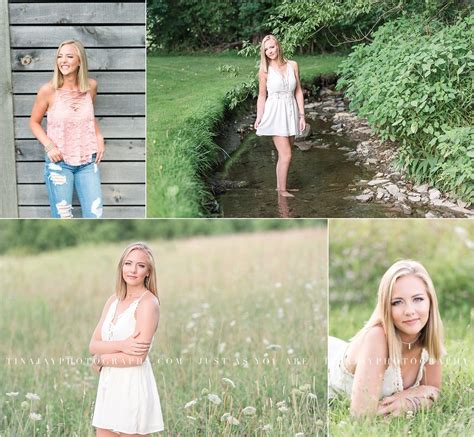 A Beautiful Rustic Senior Session Along A Barn And Creek In
