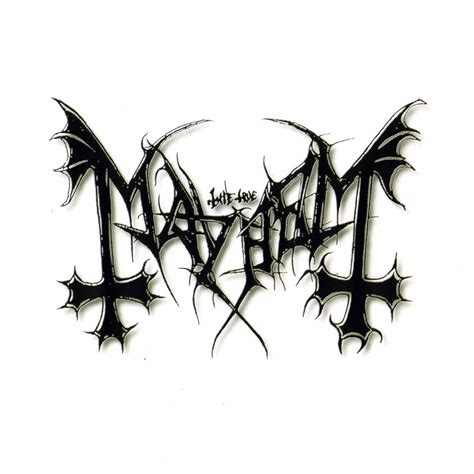 Mayhem Logo Black Metal