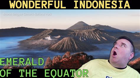 wonderful indonesia american s reaction the the emerald of the equator youtube
