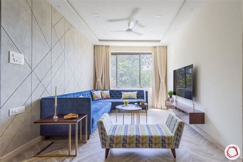 Budgeted Comfort For This 2bhk Indian Living Room Design Flat